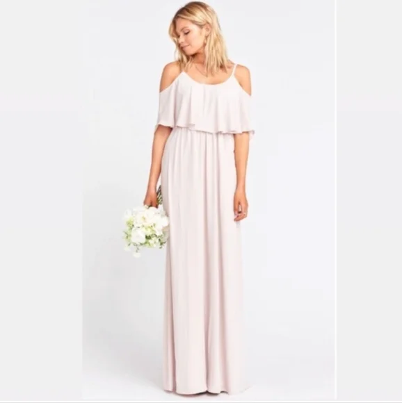 Show Me Your Mumu Caitlin Ruffle Maxi Dress Size Small - Picture 1 of 5